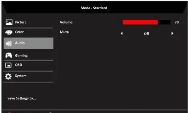 ACER XV272P - Audio - 1