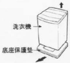 洗衣機 底座保護墊
