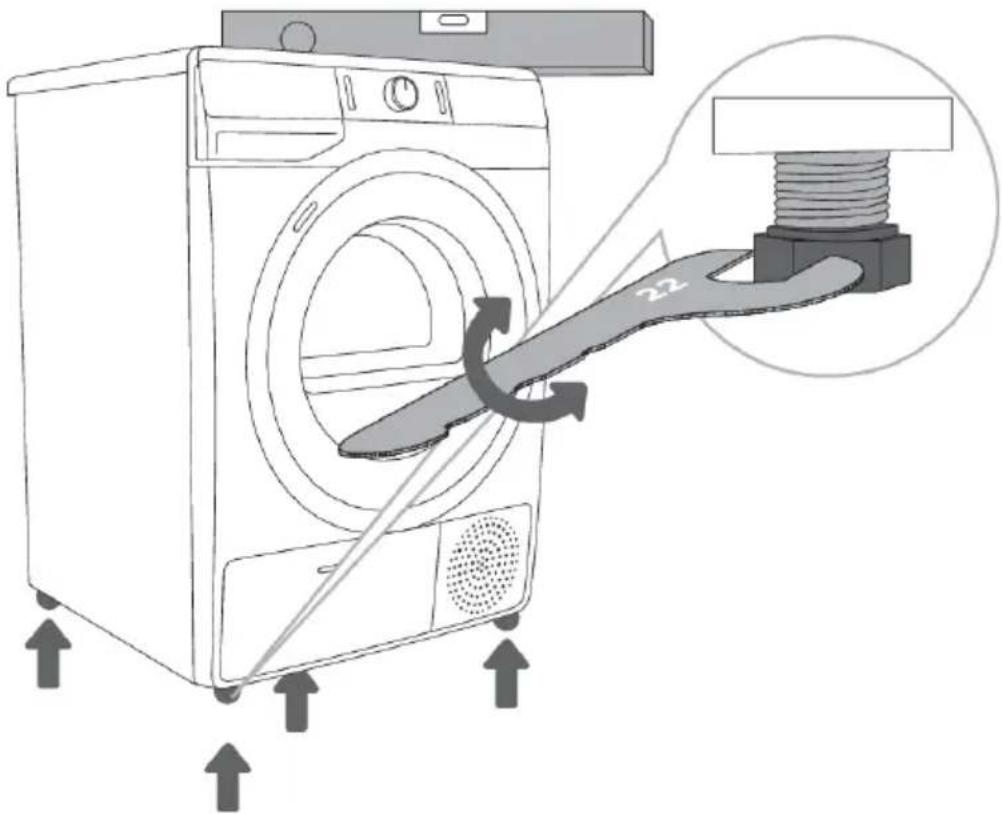 GORENJE D2NE92/GN - Ajustareapiciorușeloruscătorului - 1
