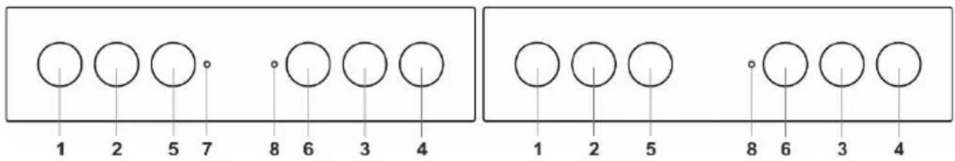 1 2 5 7 8 6 3 4 1 2 5 8 6 3 4