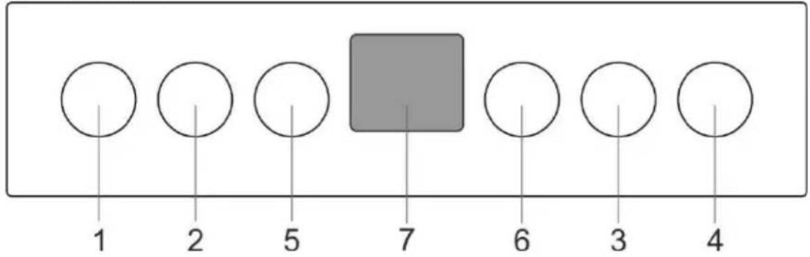 1 2 5 7 6 3 4