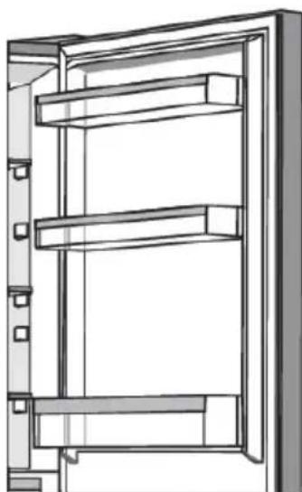GORENJE NRC6193SXL5 - Rafturileamplasatepeușă - 1