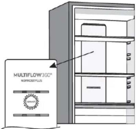 GORENJE NRC6193SXL5 - Sistemdedistribuțieaaeruluicuionizatordeaer (MultiFlow/IonAir)\* - 1