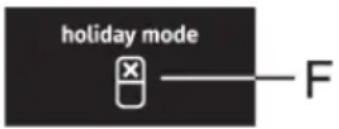 holiday mode F