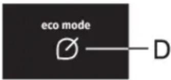 eco mode — D