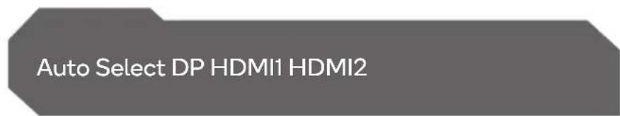Auto Select DP HDMI1 HDMI2