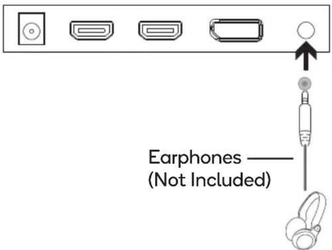 Earphones (Not Included)