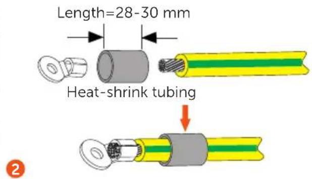 Length=28-30 mm Heat-shrink tubing