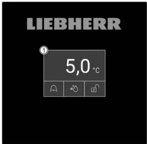 LIEBHERR HMFvvh 5511 Perfection - Elementele de operare și de afişare - 1