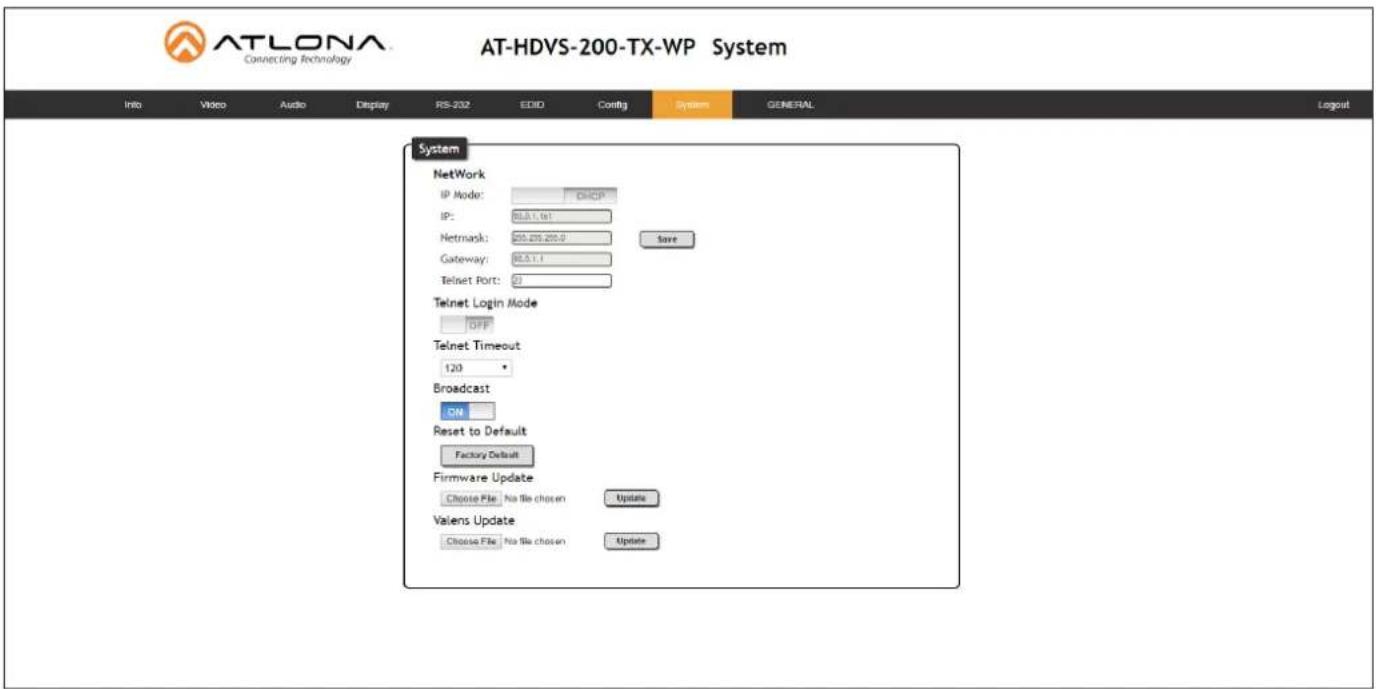 Atlona AT-HDVS-200-TX-WP-BLK - System page - 1