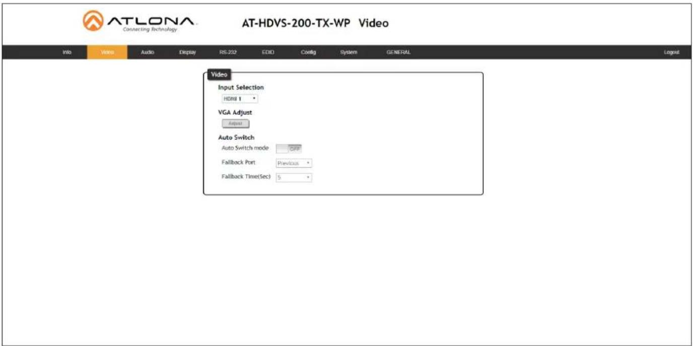 Atlona AT-HDVS-200-TX-WP-BLK - Video page - 1