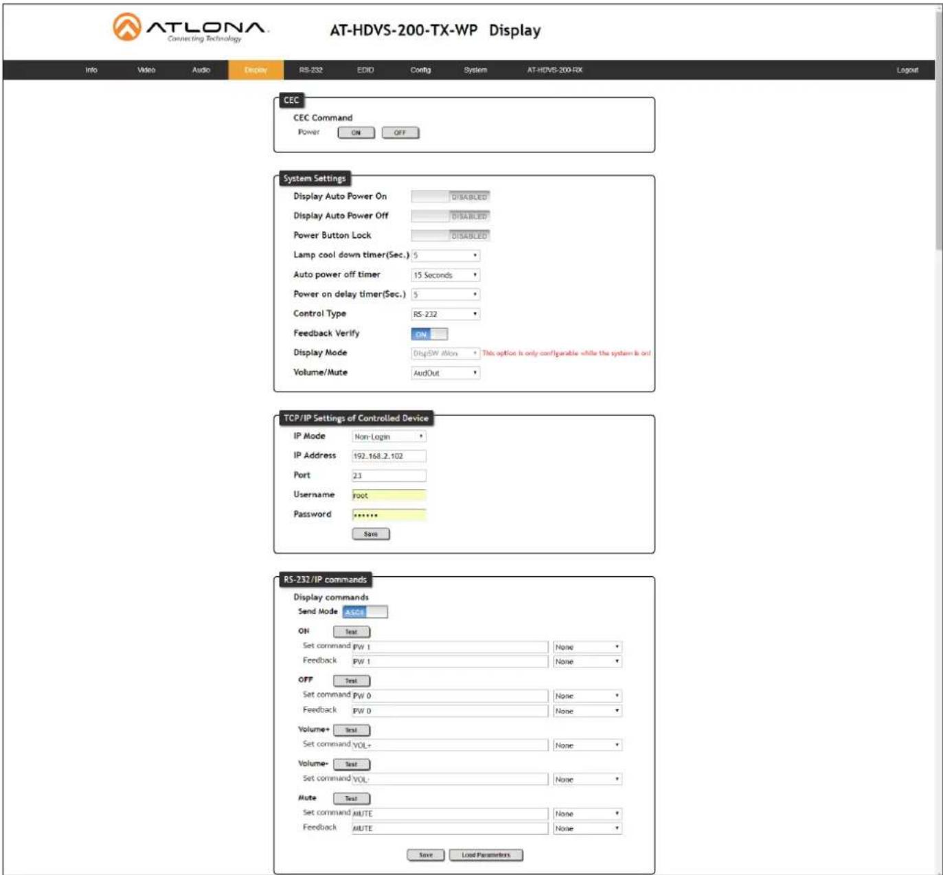 Atlona AT-HDVS-200-TX-WP-BLK - Display page - 1