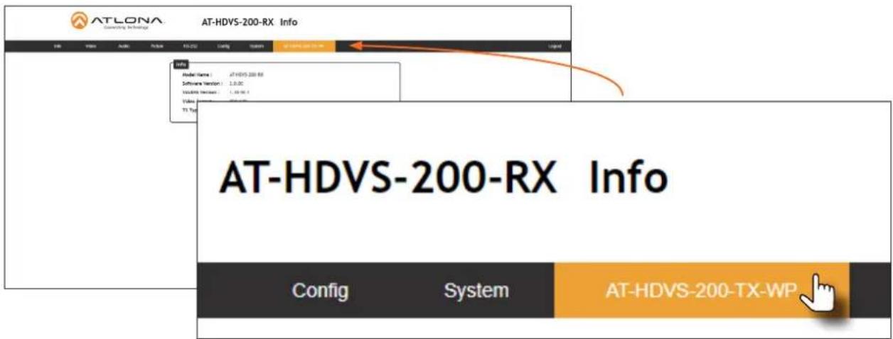 Atlona AT-HDVS-200-TX-WP-BLK - Introduction to the Web GUI - 2