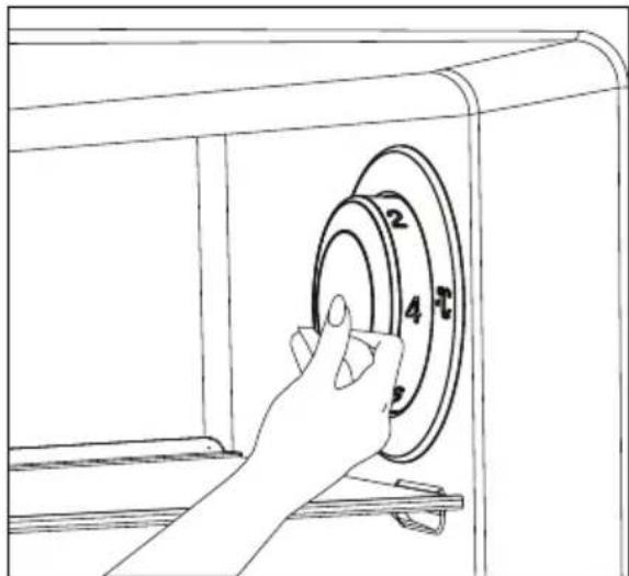 BEKO RCNE560I30DXB - Buton de reglare temperatură - 1