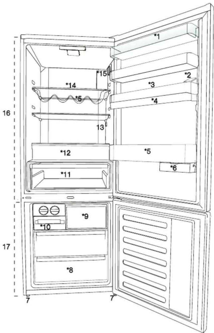 BEKO RCNE560I30DXB - Frigider - 1