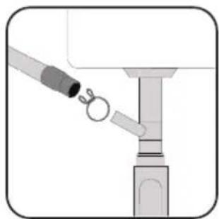 BEKO DFN28422G - Conectarea la evacuare - 1