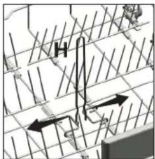 BEKO BDIN24320 - Suport pentru sticle pentru coşul inferior - 1
