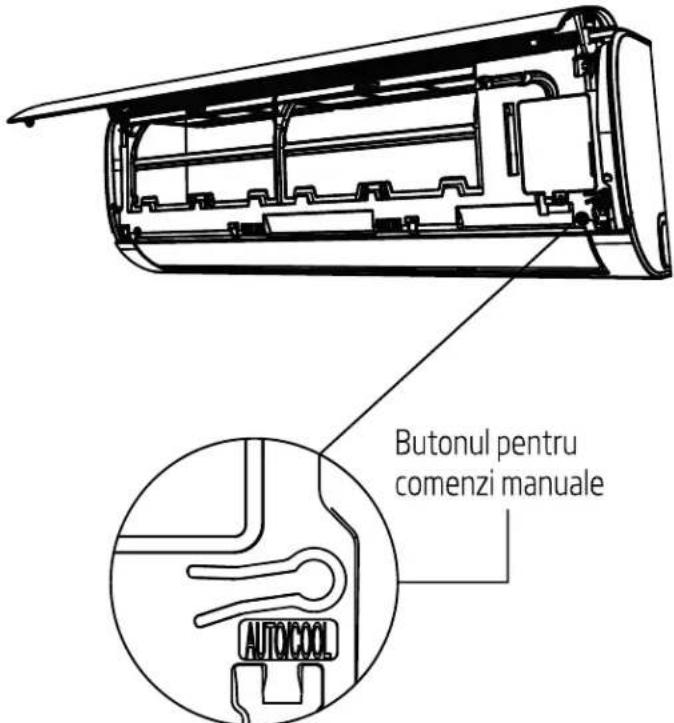 Butonul pentru comenzi manuale