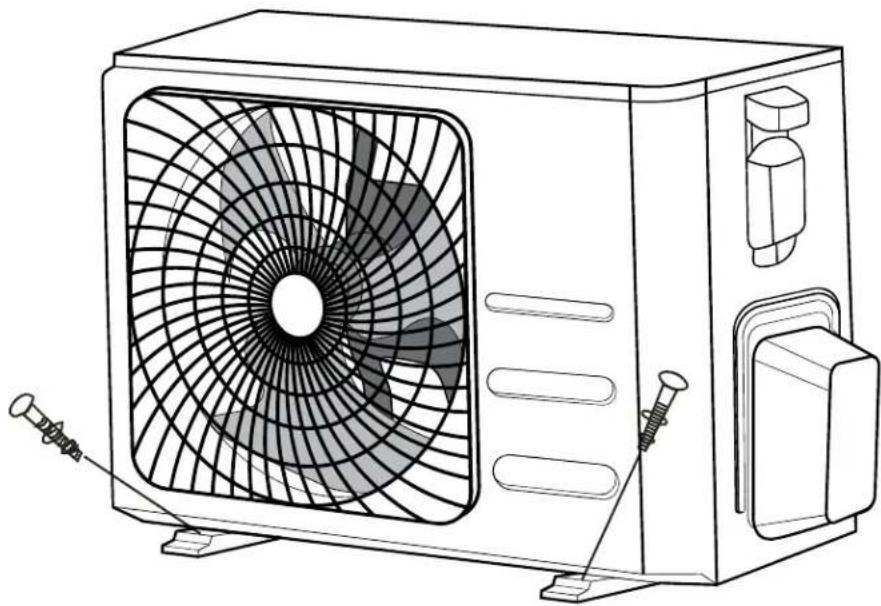 BEKO BRHPG090 - Instalarea unității exterioare - 1