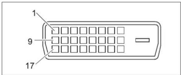 FUJITSU P24W-7 LED - DVI-D port - 1