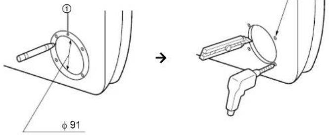 SONY XS-F1027SE - Montarea boxelor în interiorul maşinii - 1
