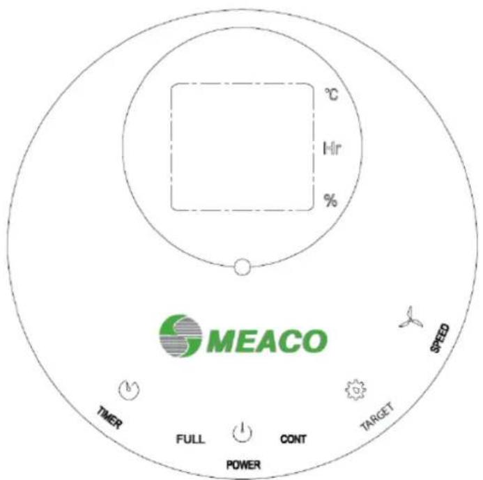 °C Hr % MEACO SPEED TIMER FULL CONT POWER TARGET *