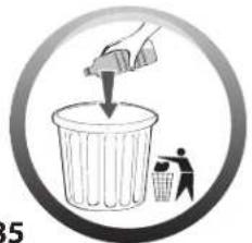 Symbolic illustration of a hand pouring liquid into a trash bin with a smaller person nearby (no text or symbols)