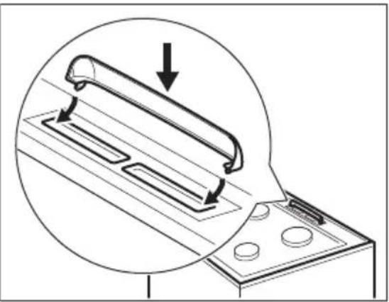 ELECTROLUX LKG504013W - Instalarea capacului orificiului pentru abur - 1