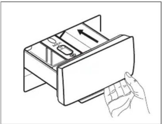 ELECTROLUX EW6SM327DE - Curățarea dozatorului pentru detergent - 4