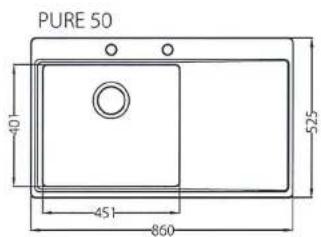 PURE 50 40 45 860 525