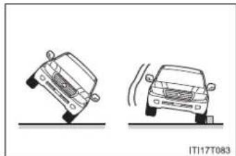 TOYOTA Land Cruiser 200 (2012) - ■ Situații în care se pot declanșa (umfla) airbagurile SRS, altele decât o coliziune - 2