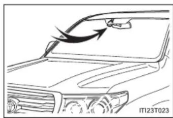 TOYOTA Land Cruiser 200 (2012) - ■ Senzor de ploaie (autoturisme echipate cu stergătoare de parbriz cu senzor de ploaie) - 1
