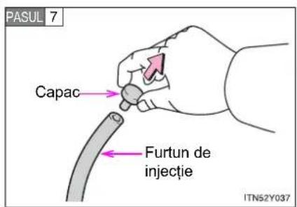 PASUL 7 Capac Furtun de injectie ITN52Y037
