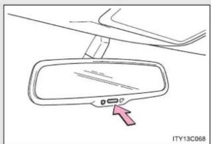 TOYOTA Land Cruiser 200 (2012) - 1-3. Componentele reglabile (scaunele, oglinzile, volanul) Oglinda retrovizoare interioară cu funcție anti-orbire - 2