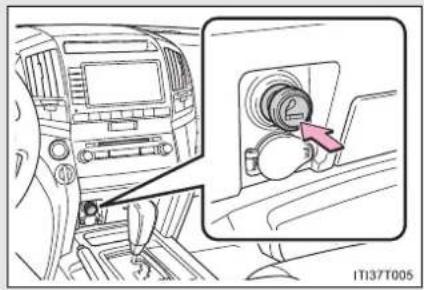 TOYOTA Land Cruiser 200 (2012) - 3-7. Alte dotări interioare Bricheta - 1