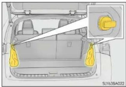 LEXUS NX 300h (2014) - Cârligele pentru sacoșe de cumpărături - 1