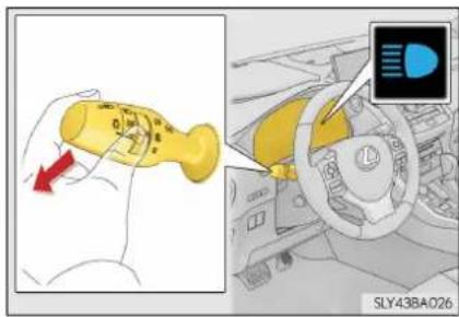 LEXUS NX 300h (2014) - Activarea sistemului de aprindere automată a fazei lungi - 2