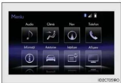 Meniu Audio Clima News Telefon Infomati Automotive Information Afiquare IID2CT05IRO