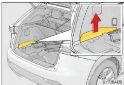 LEXUS NX 300h (2014) - Demontarea capacului acumulatorului de 12 V - 1