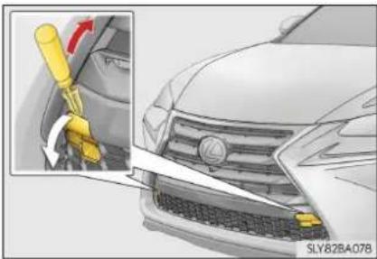 LEXUS NX 300h (2014) - Procedura pentru tractarea de urgență - 1