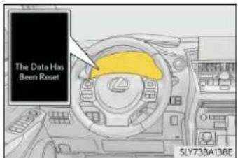 The Data Has Been Reset SLY73BA136E