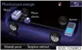LEXUS NX 300h (2014) - Ecranul pentru monitorizarea energiei - 13