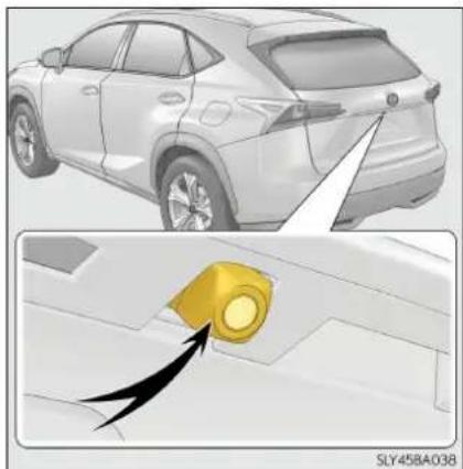 LEXUS NX 300h (2014) - ■Camera sistemului de monitorizare a zonei din spate - 1