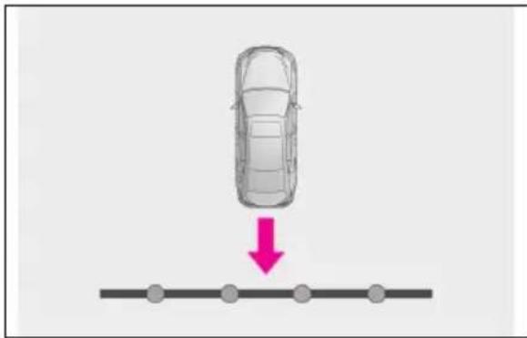 LEXUS ES 200 (2022) - Situatiîncares-arputeacasistemul săintervină,chiardacănuexistăriscul uneicoliziuni - 2