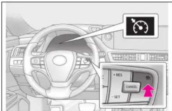 LEXUS ES 200 (2022) - Selectareamoduluidecontrolalvitezei decroazierăconstante - 1