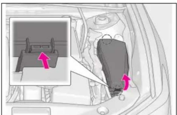 LEXUS ES 200 (2022) - Verificareaşînlocuireasiguranțelor fuzibile - 2