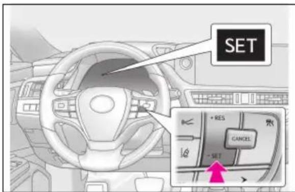 LEXUS ES 200 (2022) - Selectareamoduluidecontrolalvitezei decroazierăconstante - 2