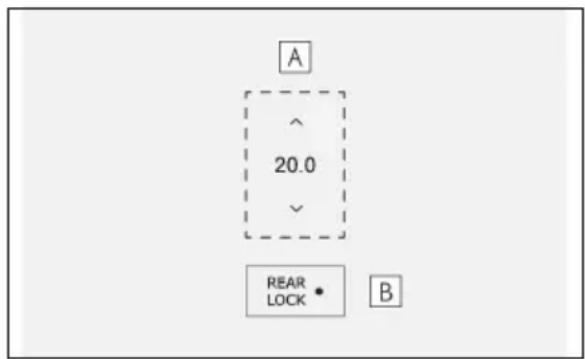 A ^ 20.0 REAR LOCK • B