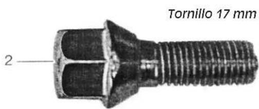 Tornillo 17 mm 2