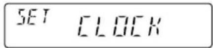 SET CLOCK